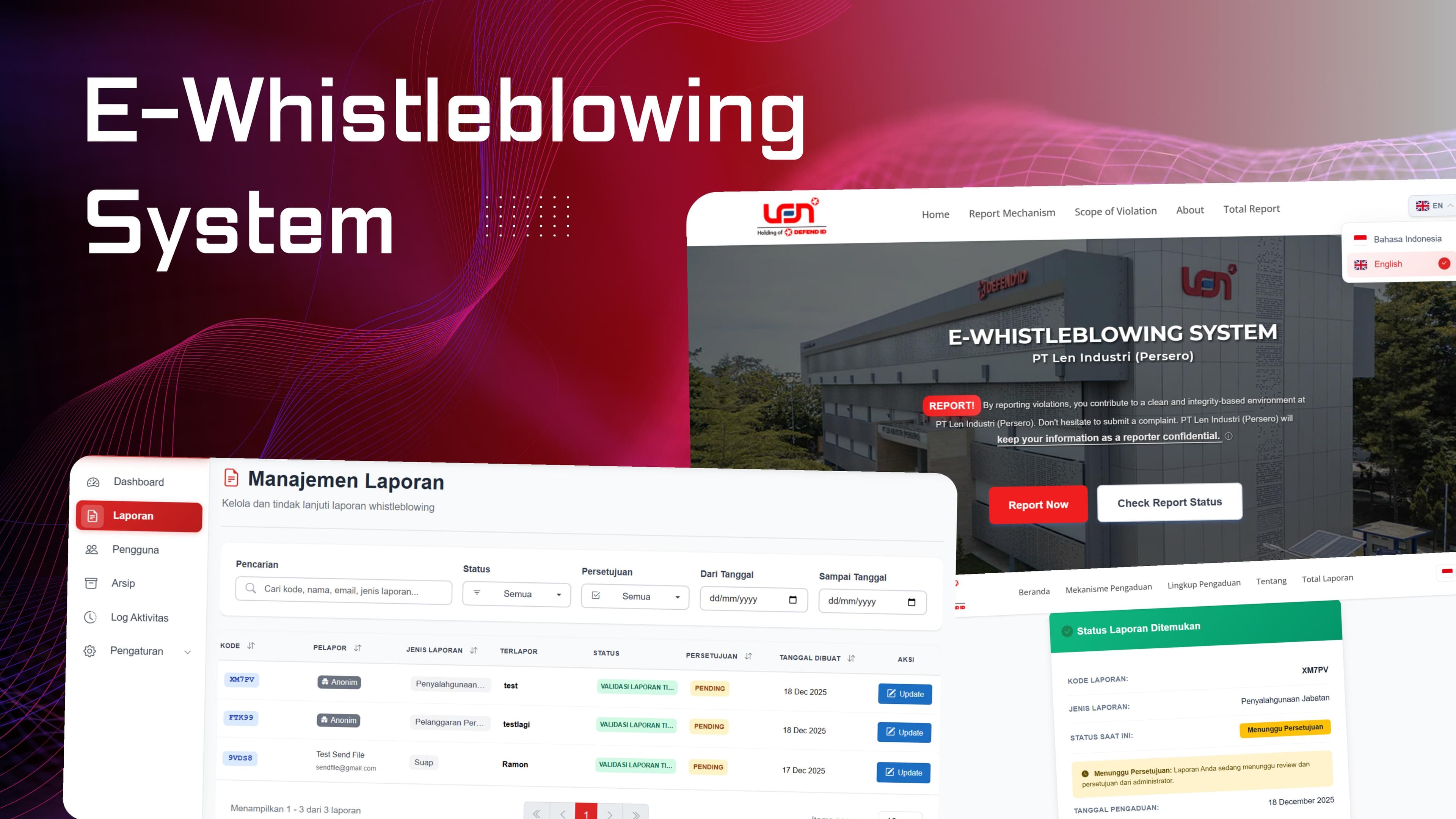 E-Whistleblowing System